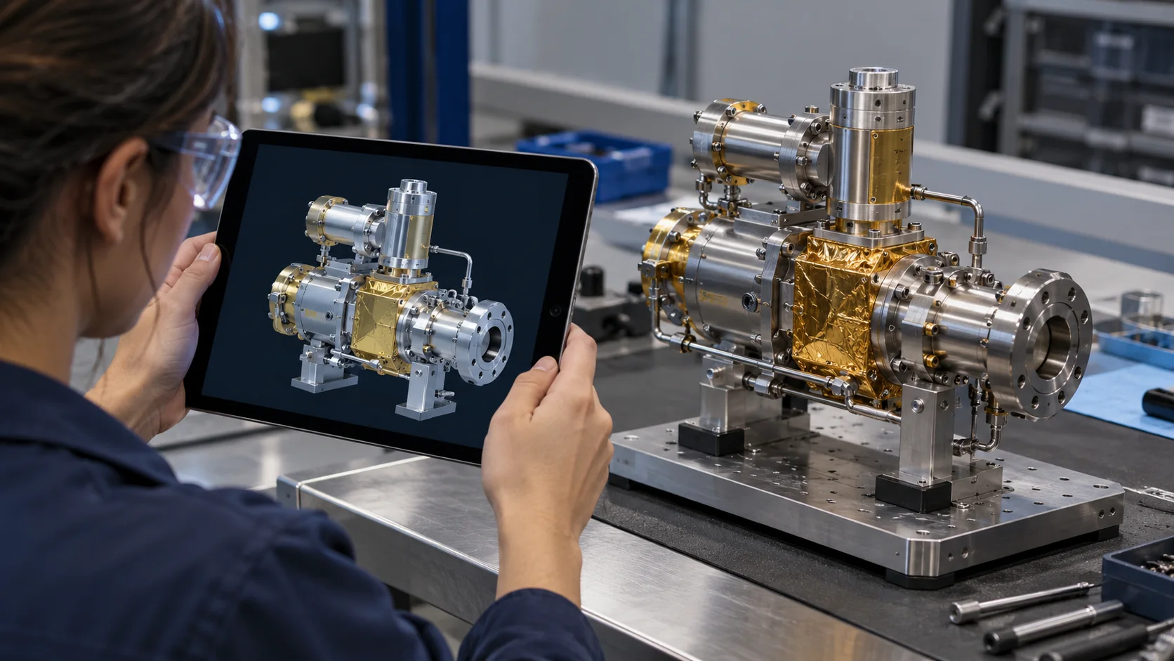 Mirror Direct in a space engineering workflow — concept visualization